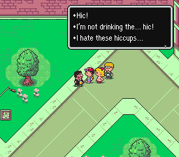 Hic! I'm not drinking the... hic! I hate these hiccups...