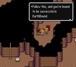EarthBound revels in its on-screen characters regularly reaching through the TV screen to pull the gamer into its video game world.