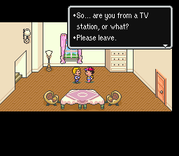 So... are you from a TV station, or what? Please leave.