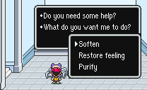 Healer in EarthBound (part 3 of 3) - Doctors and Nurses don' always have all of the remedies to help Ness and friends;
sometimes, Healers can save the day.