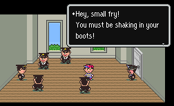 EarthBound explores the topics of police brutality and corruption.