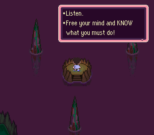 Listen. Free your mind and KNOW what you must do.