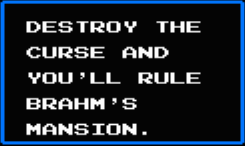 Could BRAHM be confused for Bram - as in BRAM Stoker in Castlevania II: Simon's Quest?