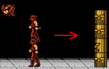 The main enemy at the end of Part 2 - Tokyo, Japan in Wrath Of The Black Manta is the Ninja that inexplicably start off as 3 ninja that become 4 floating foes.