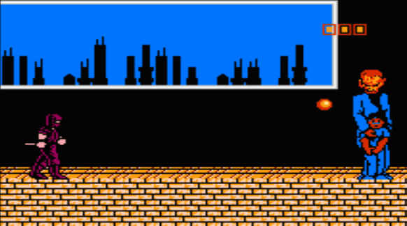 Behind the jukebox, El Toro is exposed, holding Taro hostage.