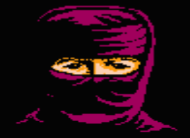 The piercing blue - I mean - dark eyes of the Black Manta.