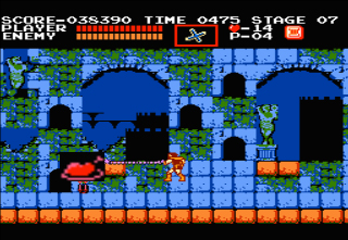 This Pork Chop can be found in Stage 7 of Castlevania.