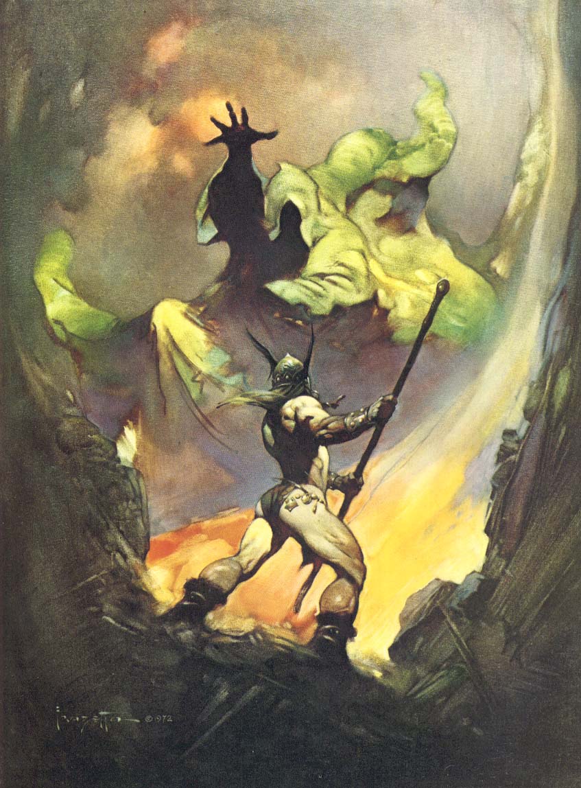 The box art of Castlevania is modeled after The Norseman (1972) by Frank Frazetta.