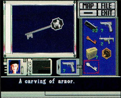 Resident Evil Inventory of Jill