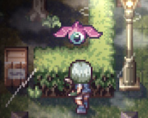 Sylvia can shield herself from attack, while positioning herself to damage enemies.