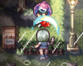 Sylvia can shield herself from attack, while positioning herself to damage enemies.