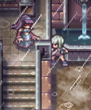 Sylvia can shield herself from attack, while positioning herself to damage enemies.