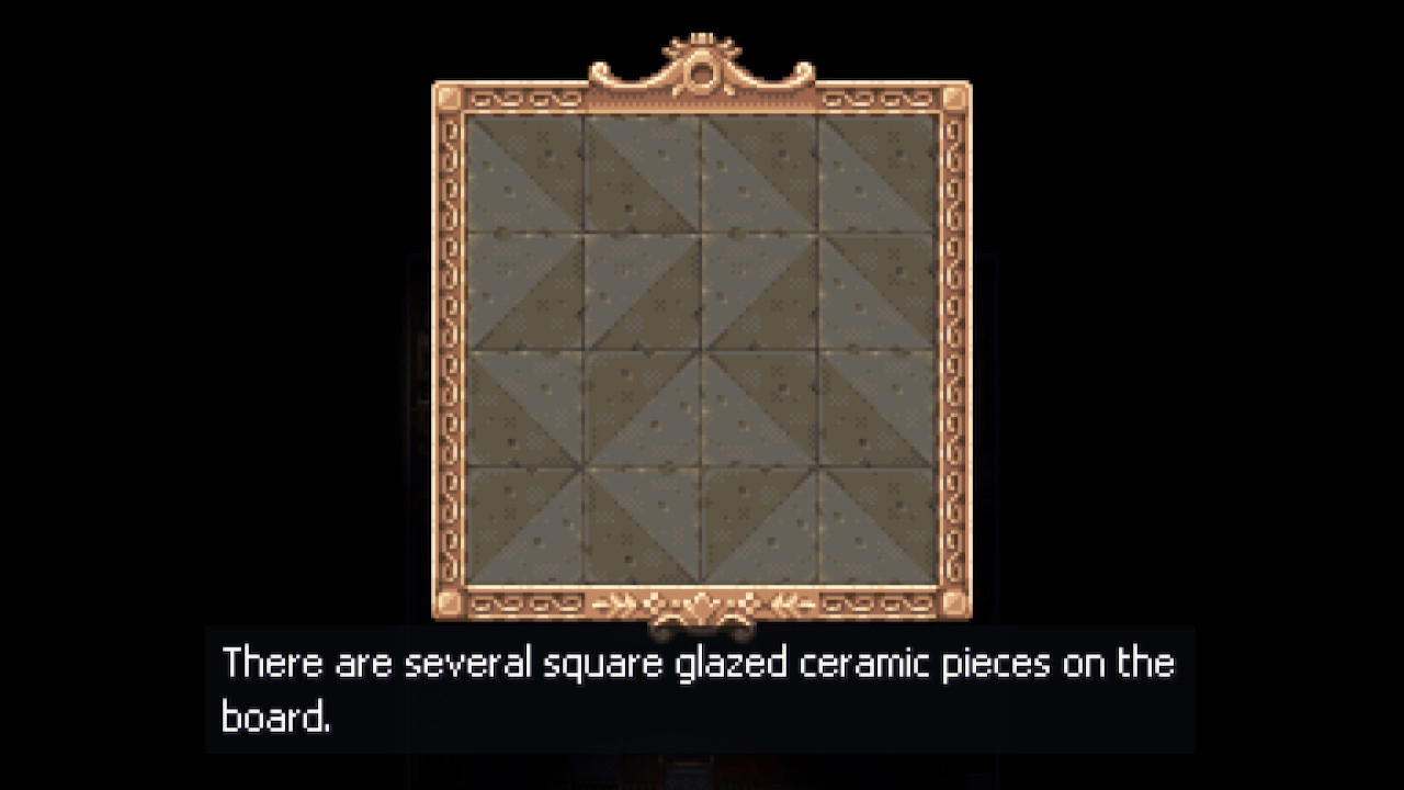 Silvia inserts the piece into the board and then awaits her next step.